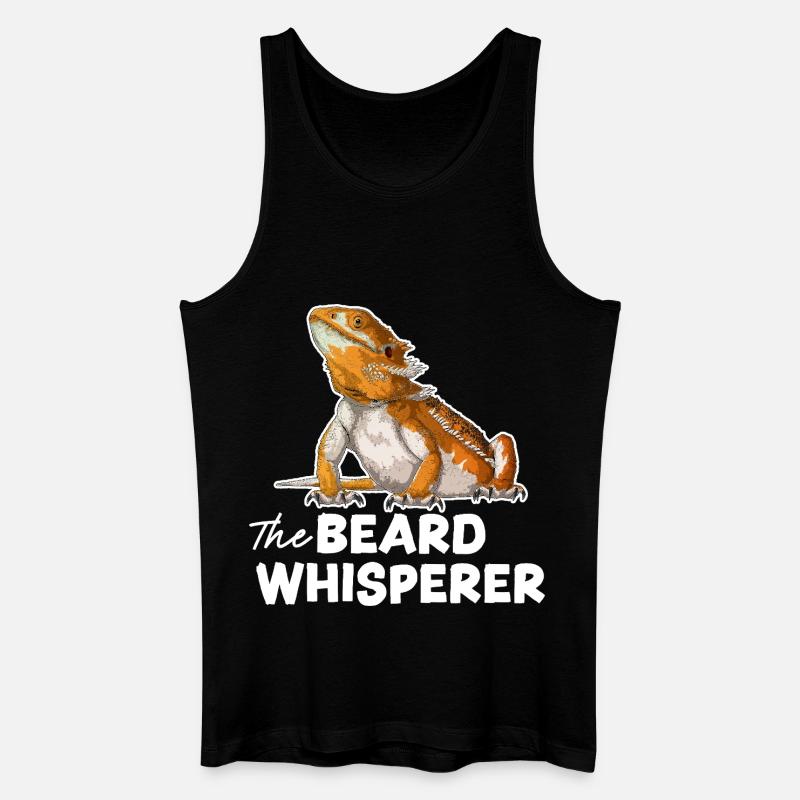 Der Bartflüsterer - Männer Bio Tank Top - Schwarz