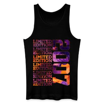 19TH BIRTHDAY LIMITED EDITION 2007 - Men’s Organic Tank Top - black - Front