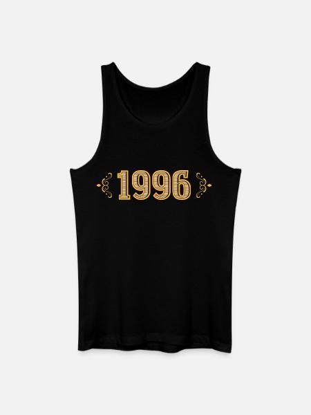 Legend since 1996 retro 1996 - Men’s Organic Tank Top - black