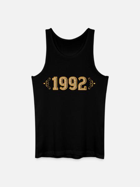 Legend since 1992 retro 1992 - Men’s Organic Tank Top - black