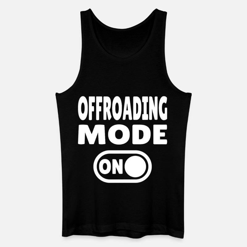 Offroading Mode ON – Off-Road Adventure - Men’s Organic Tank Top - black