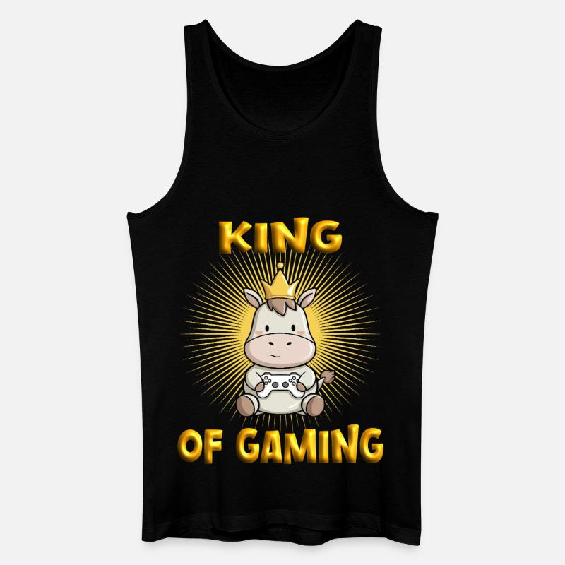 game junkie gaming - Männer Bio Tank Top - Schwarz