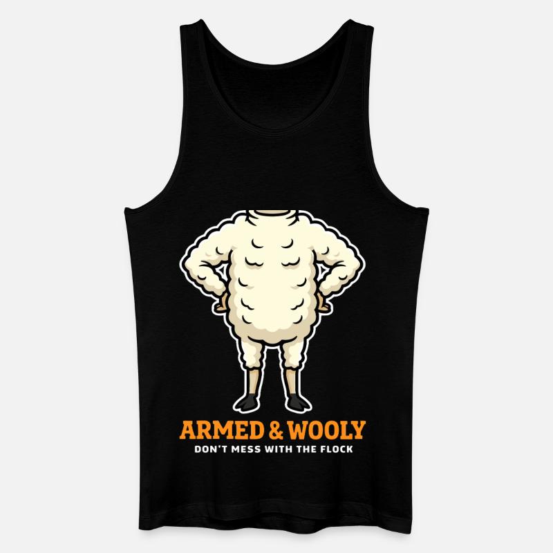 Schaf Kostüm - Männer Bio Tank Top - Schwarz