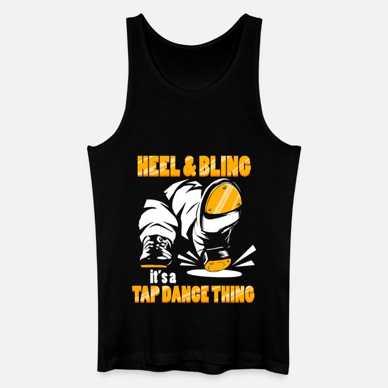 Stepptanz Stepptänzer Stepptänzerin Stepper - Männer Bio Tank Top - Schwarz