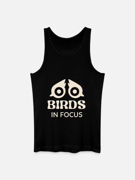 Birds in Focus - Men’s Organic Tank Top - black
