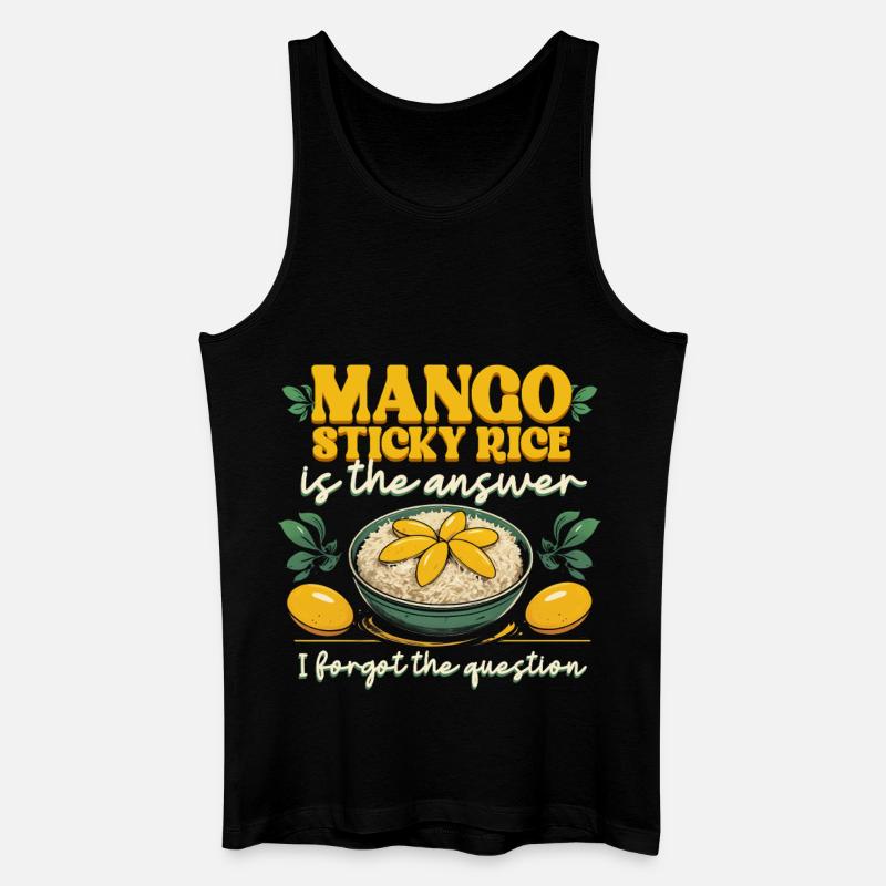 Mango Sticky Rice Is The Answer - Men’s Organic Tank Top - black
