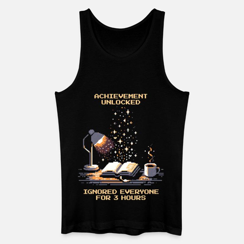 Erfolg freigeschaltet | Lesen Bücher Nerd - Männer Bio Tank Top - Schwarz
