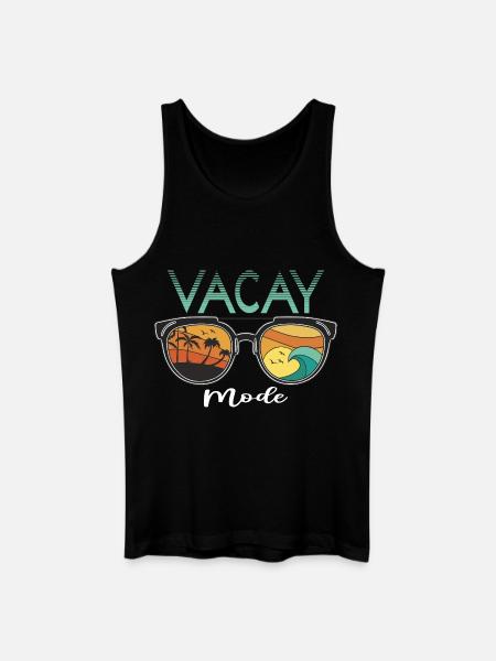 Fun holiday & surfer design - Men’s Organic Tank Top - black