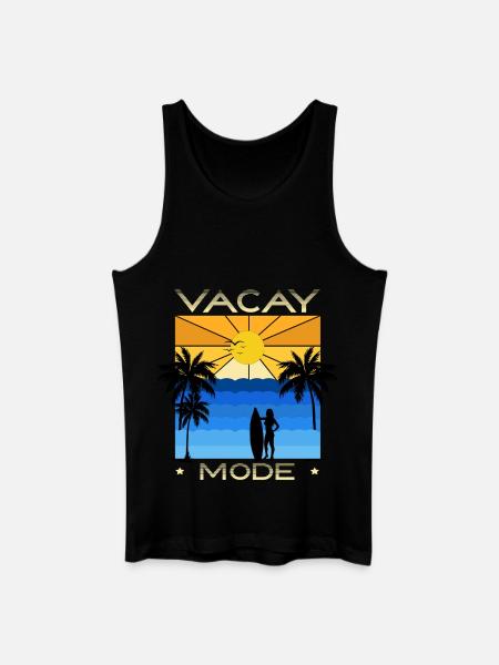 Fun holiday & surfer design - Men’s Organic Tank Top - black