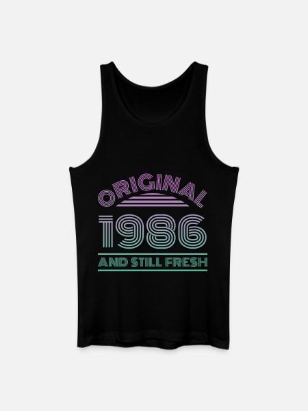 Millésime 1986 - Débardeur bio Homme - noir