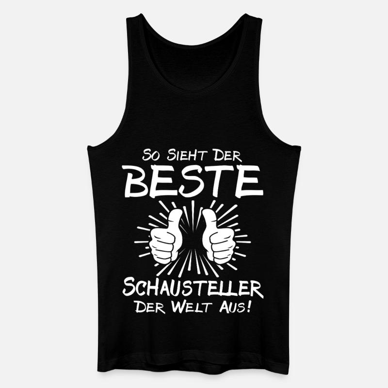 Bester Schausteller - Männer Bio Tank Top - Schwarz