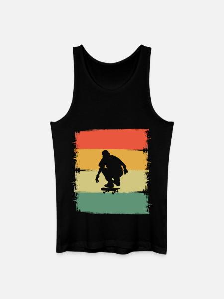 Skater Skateboard Skating - Men’s Organic Tank Top - black