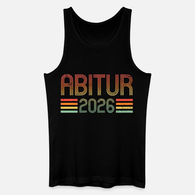 Abi 2026 - Abitur - Geschenk - Männer Bio Tank Top - Schwarz