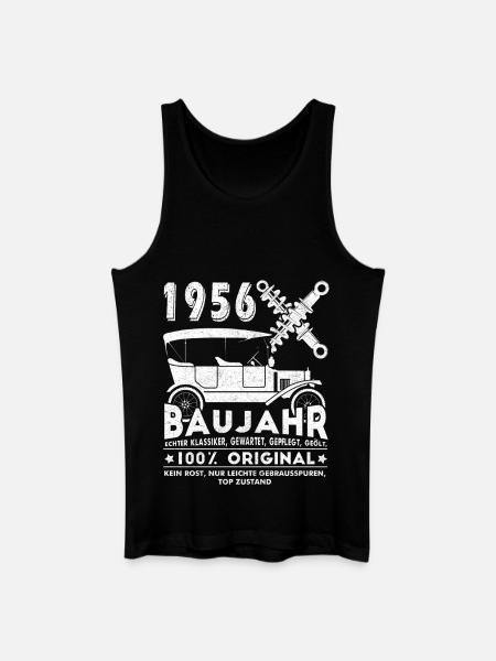 1956 Year of birth - Men’s Organic Tank Top - black