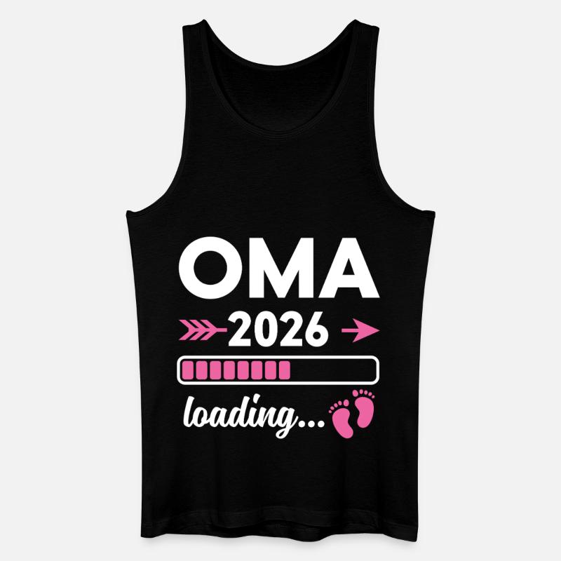 Oma 2026 Loading - Männer Bio Tank Top - Schwarz