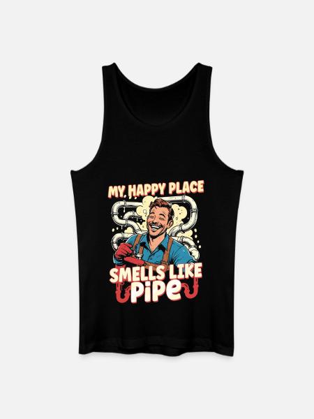 Pipe Layer Pipeline Builder - Men’s Organic Tank Top - black