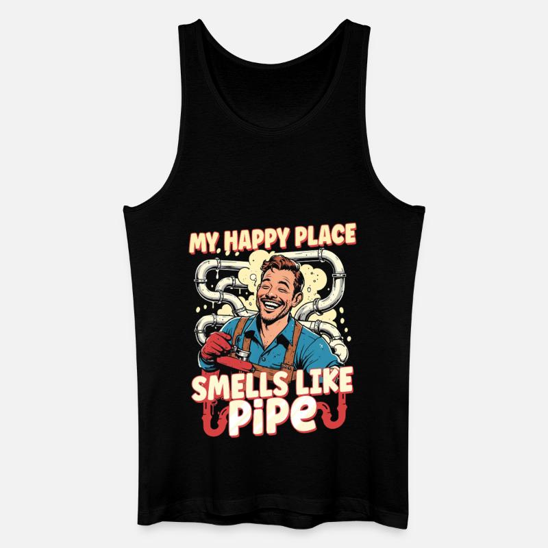 Pipe Layer Pipeline Builder - Men’s Organic Tank Top - black