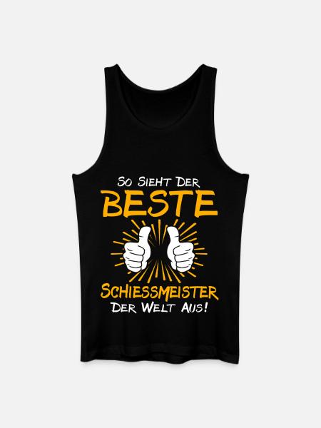 Schiessmeister Gift Idea - Men’s Organic Tank Top - black