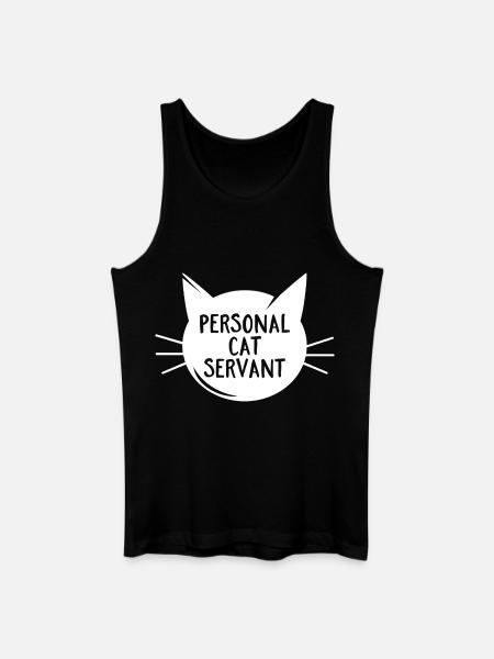 Personal Cat Servant - Men’s Organic Tank Top - black
