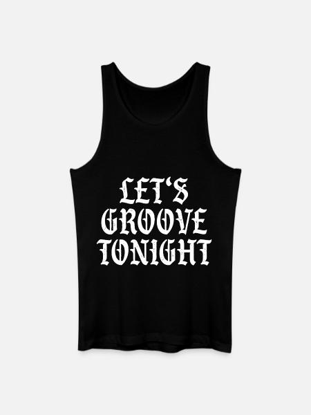 Let's groove tonight - Men’s Organic Tank Top - black