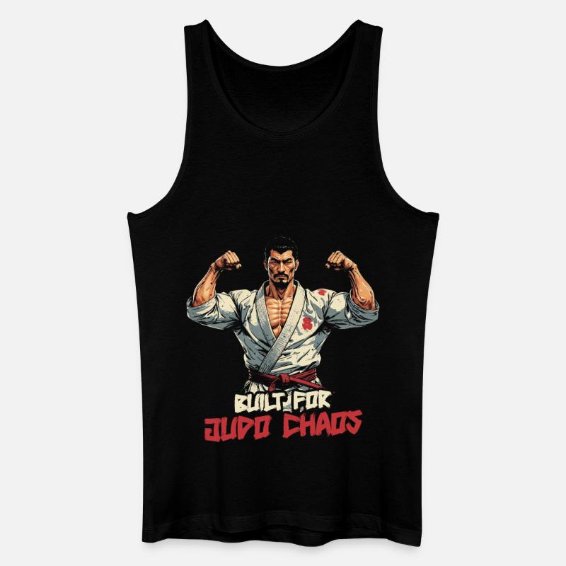 Judo Kampfsport - Männer Bio Tank Top - Schwarz