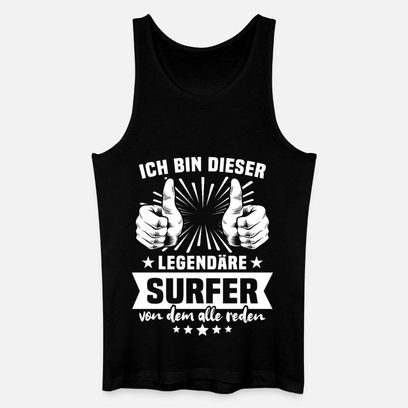 Surfer Legend - Men’s Organic Tank Top - black