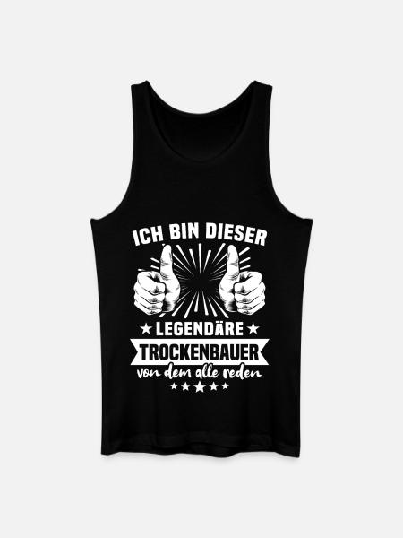 Drywall Builder Legend - Men’s Organic Tank Top - black