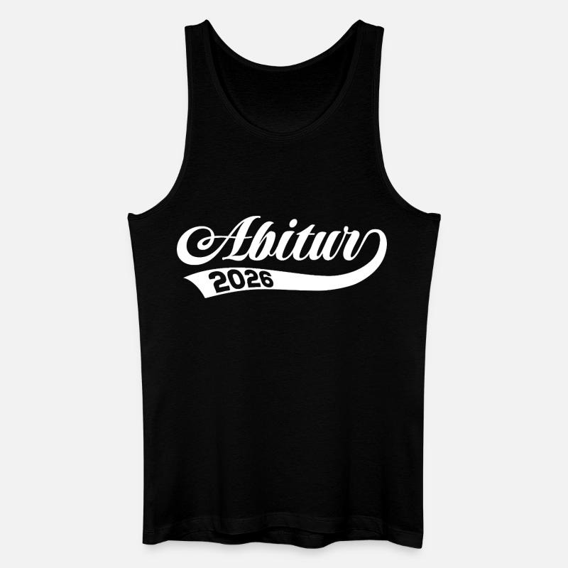 Abi 2026 - Abitur - Retro Geschenk - Männer Bio Tank Top - Schwarz