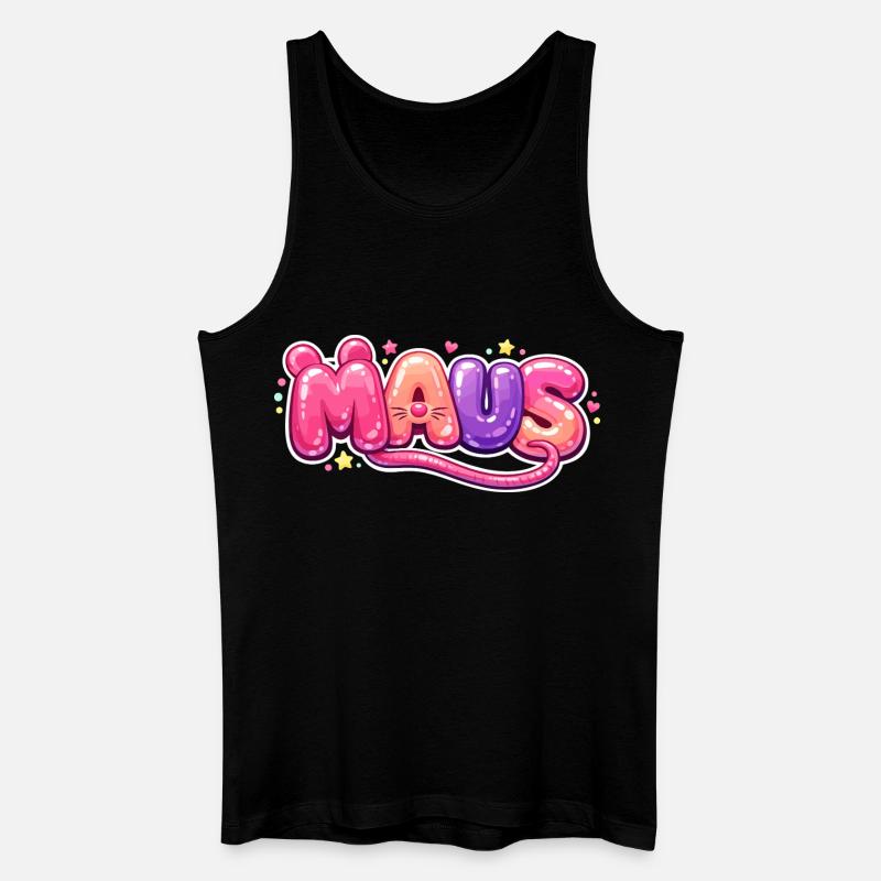 Karnevalsmaus Kostüm Lustig Karneval Köln Geschenk - Männer Bio Tank Top - Schwarz