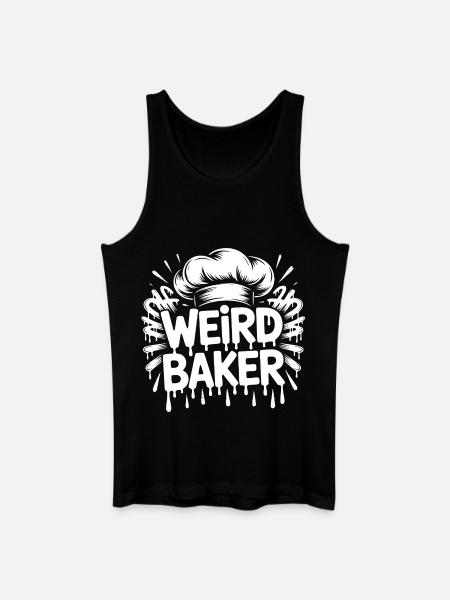 Weird Baker - Men’s Organic Tank Top - black