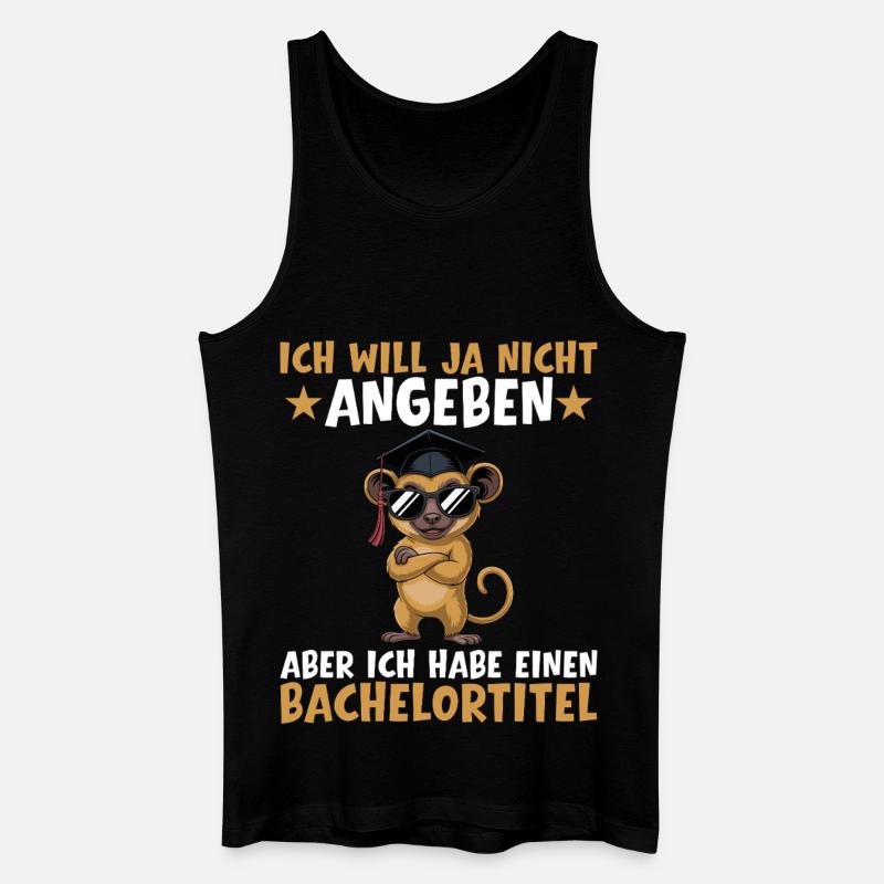 Bachelortitel Studium bestanden Bachelorprüfung - Männer Bio Tank Top - Schwarz