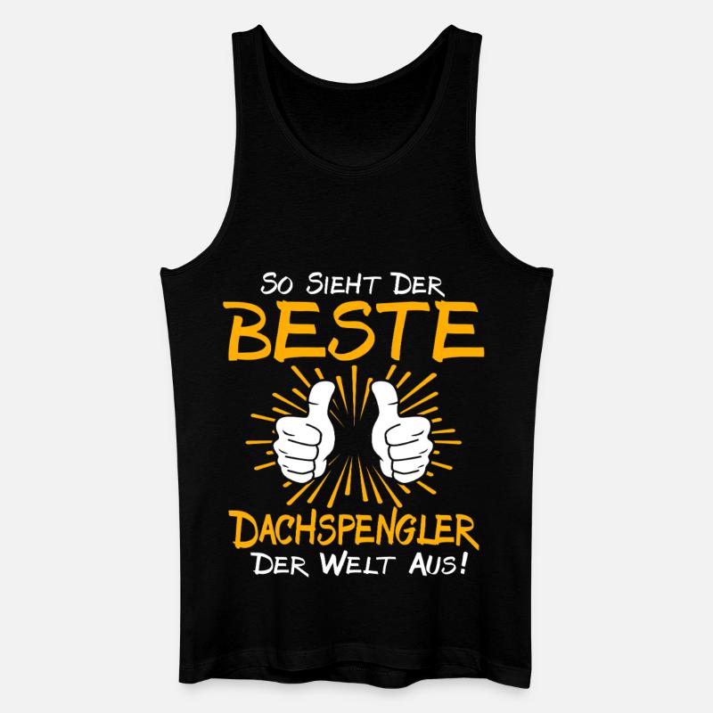 Dachspengler Geschenkidee - Männer Bio Tank Top - Schwarz