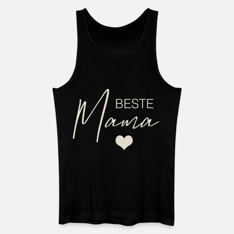Beste Mama - Männer Bio Tank Top - Schwarz