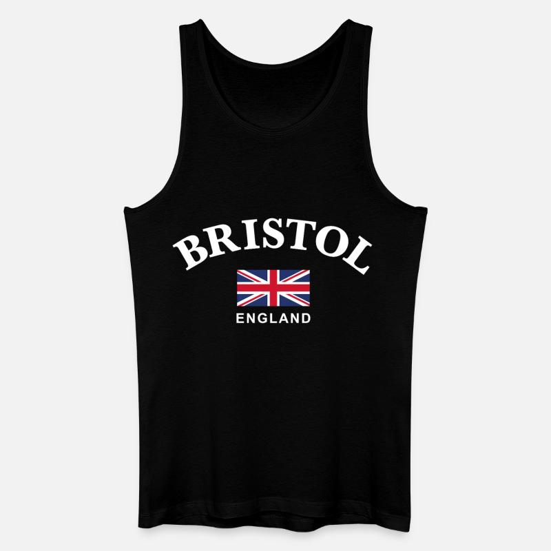 Bristol, England - Männer Bio Tank Top - Schwarz