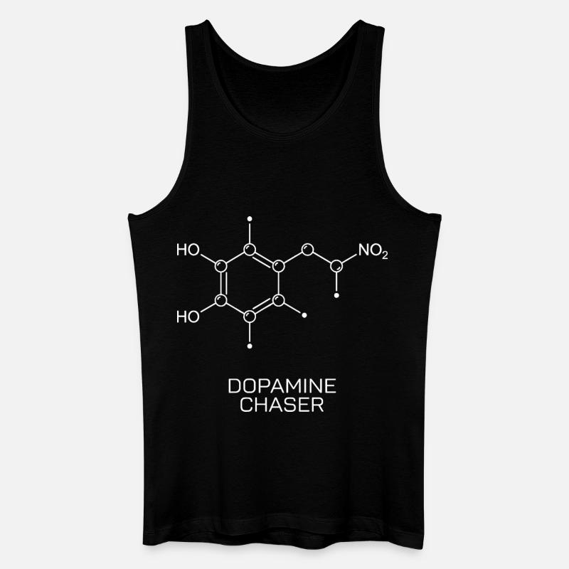 Dopamine Chaser Molecule - Men’s Organic Tank Top - black
