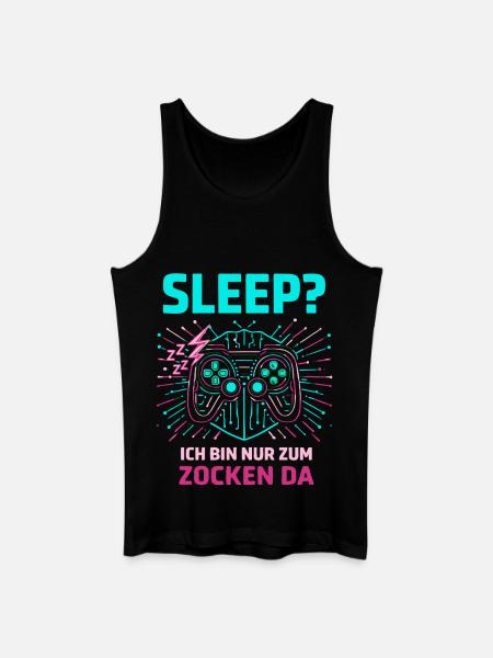 Gaming Sleep - Men’s Organic Tank Top - black