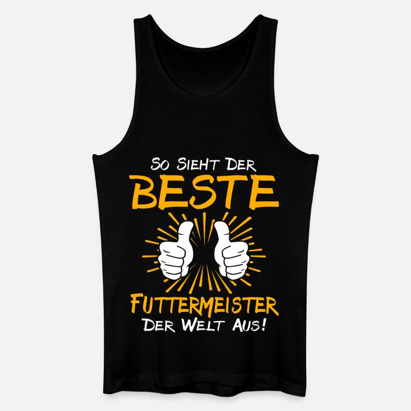 Futtermeister Geschenkidee - Männer Bio Tank Top - Schwarz