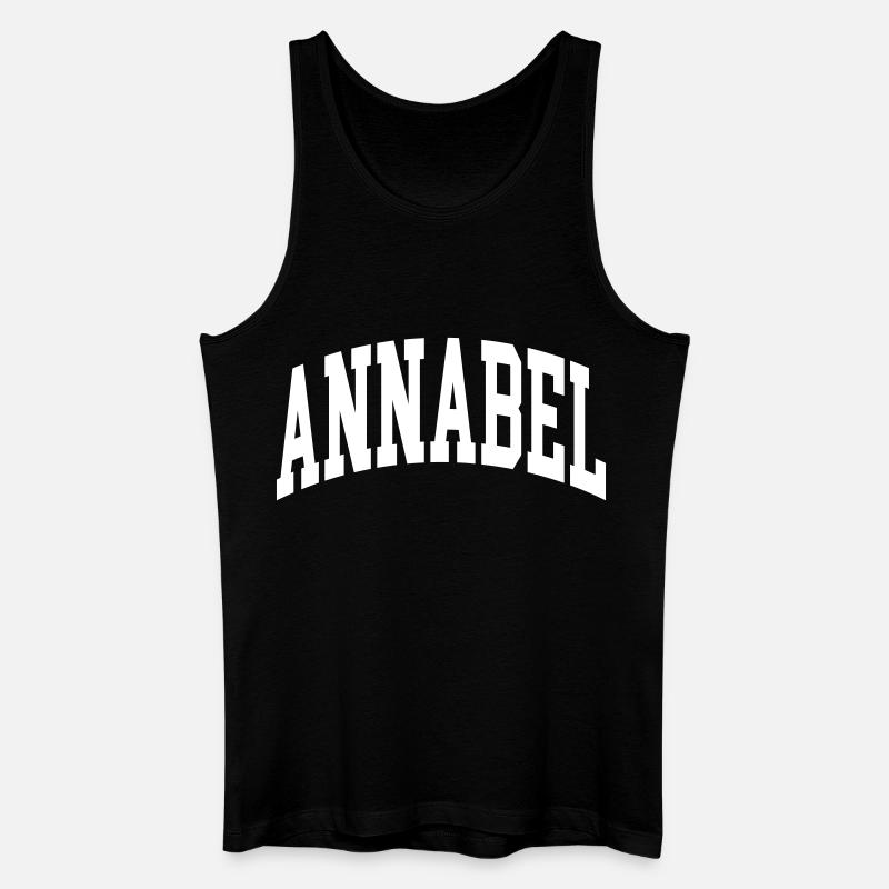 Annabel - Männer Bio Tank Top - Schwarz