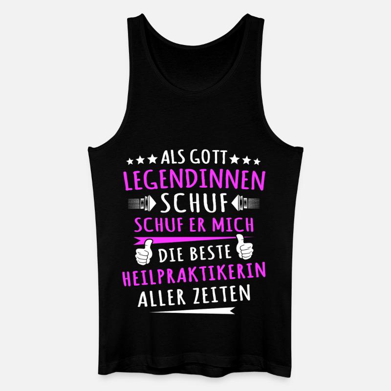 Heilpraktikerin Geschenkidee - Männer Bio Tank Top - Schwarz