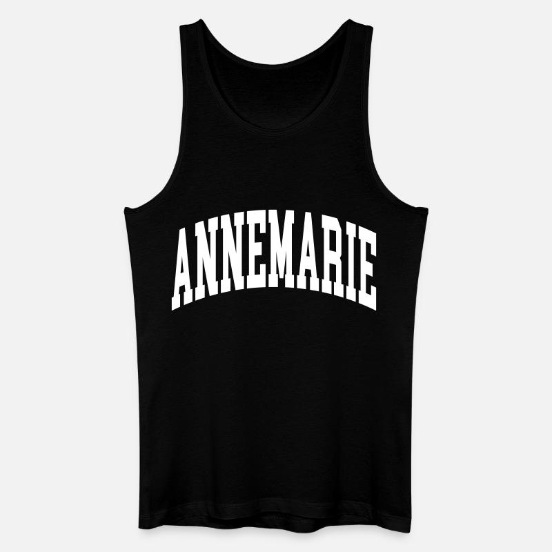 Annemarie - Männer Bio Tank Top - Schwarz
