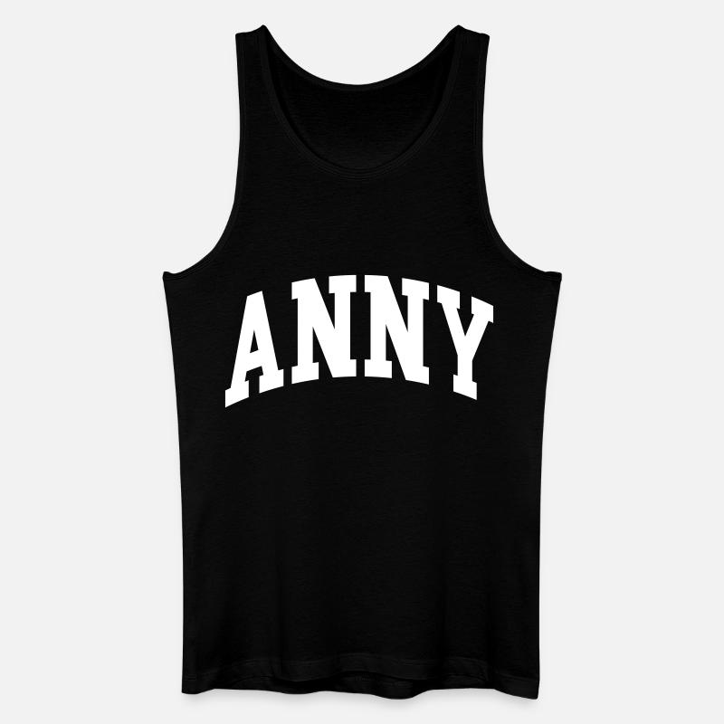 Anny - Männer Bio Tank Top - Schwarz