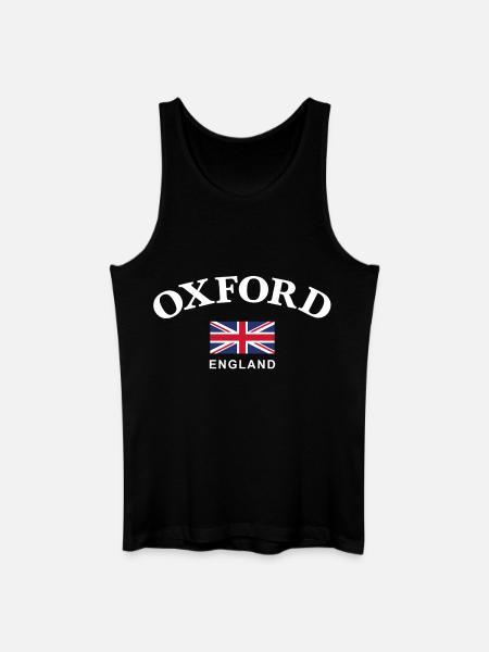 Oxford, Angleterre - Débardeur bio Homme - noir