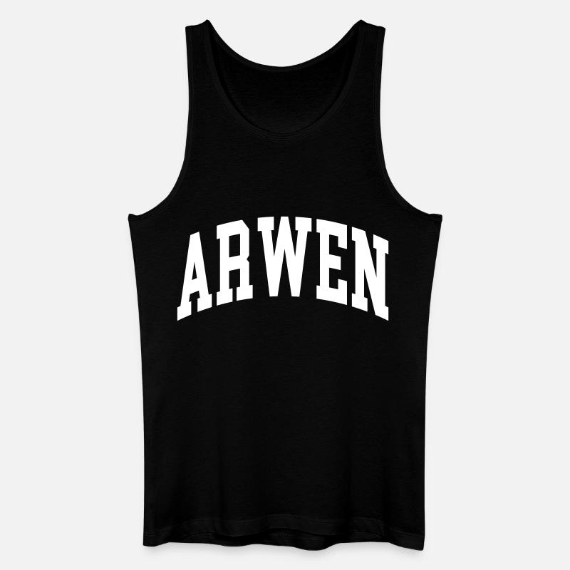 Arwen - Männer Bio Tank Top - Schwarz