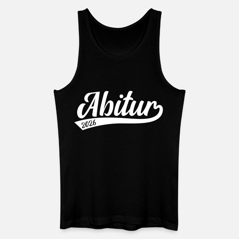 Abitur 2026 Abi  - Männer Bio Tank Top - Schwarz
