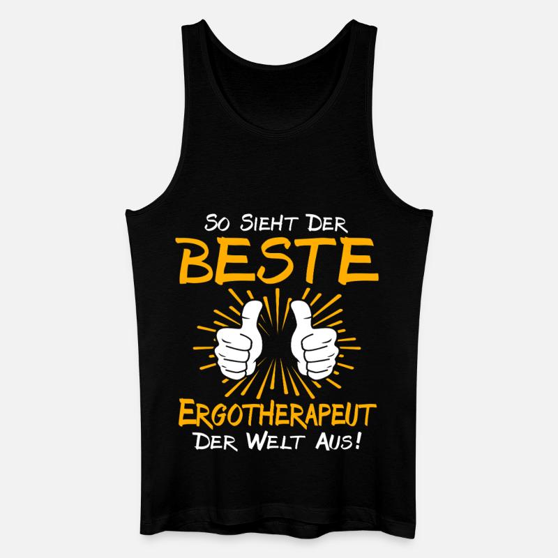 Ergotherapeut Geschenkidee - Männer Bio Tank Top - Schwarz
