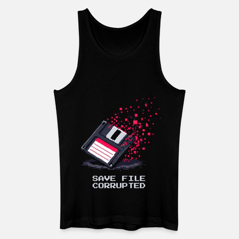 Save File Broken | Undertaker Irony - Men’s Organic Tank Top - black
