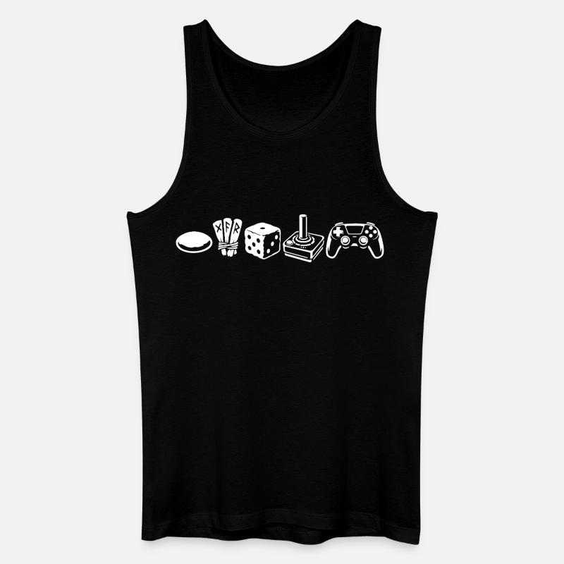 Controller Evolution | Gamer - Männer Bio Tank Top - Schwarz