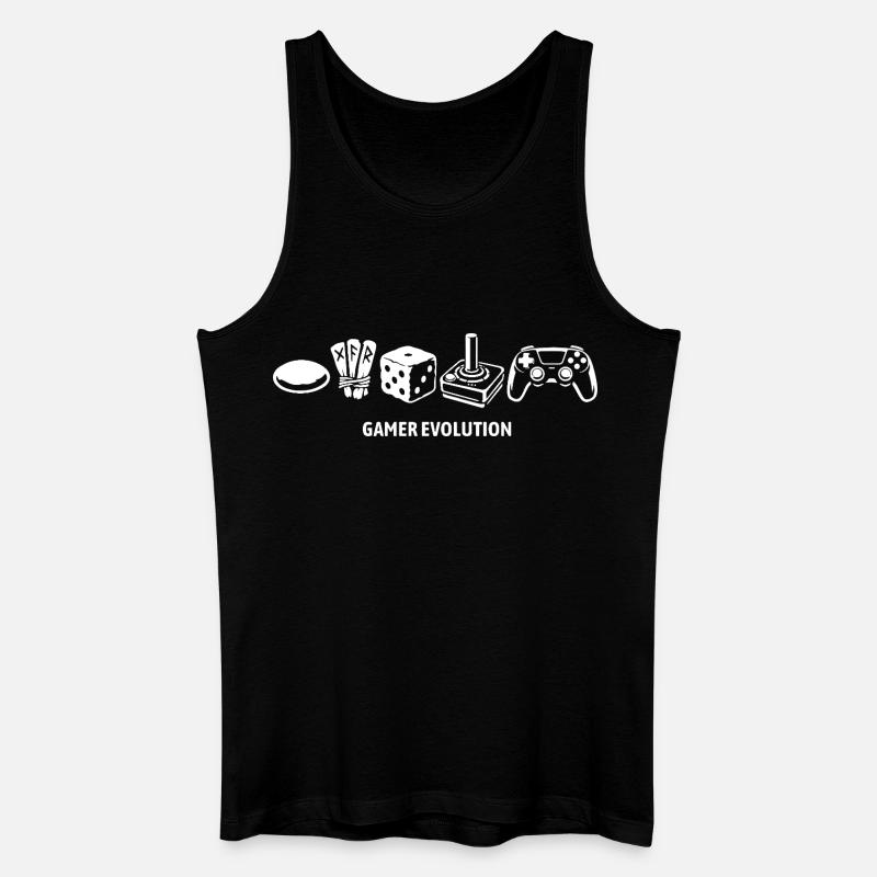 Controller Evolution | Gamers - Men’s Organic Tank Top - black