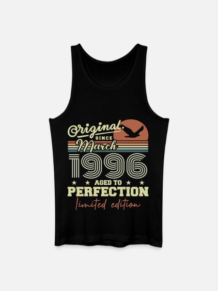 Birthday March 1996 - Men’s Organic Tank Top - black