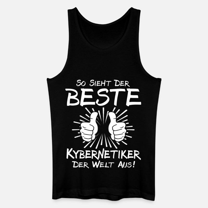 Bester Kybernetiker - Männer Bio Tank Top - Schwarz